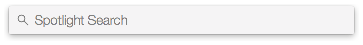 Spotlight Search